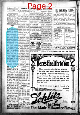 Page thumbnail for Bismarck Daily Tribune