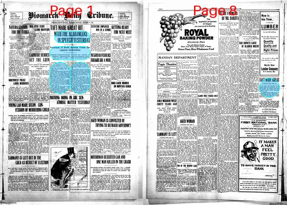 Page thumbnail for Bismarck Daily Tribune