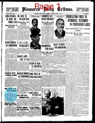 Page thumbnail for Bismarck Daily Tribune