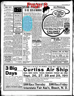 Page thumbnail for Bismarck Daily Tribune