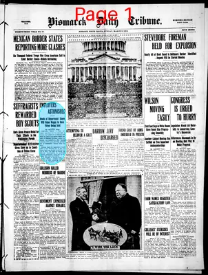 Page thumbnail for Bismarck Daily Tribune