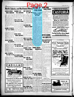 Page thumbnail for Bismarck Daily Tribune