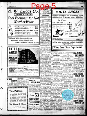 Page thumbnail for Bismarck Daily Tribune