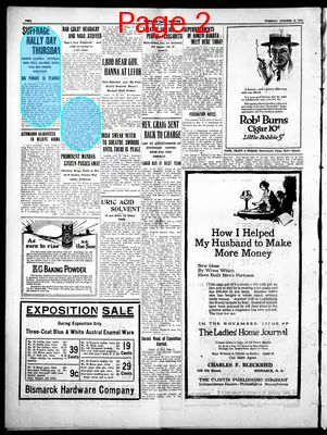 Page thumbnail for Bismarck Daily Tribune