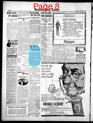 Page thumbnail for Bismarck Daily Tribune