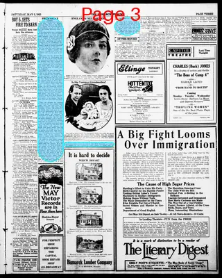 Page thumbnail for The Bismarck Tribune