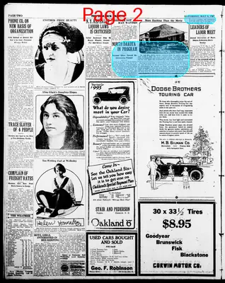 Page thumbnail for The Bismarck Tribune