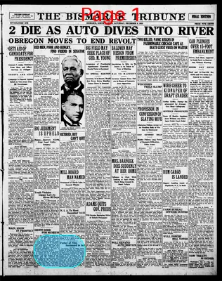 Page thumbnail for The Bismarck Tribune