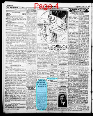 Page thumbnail for The Bismarck Tribune