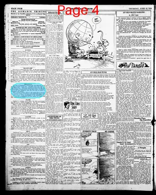 Page thumbnail for The Bismarck Tribune