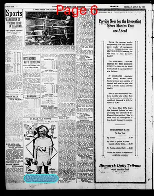 Page thumbnail for The Bismarck Tribune