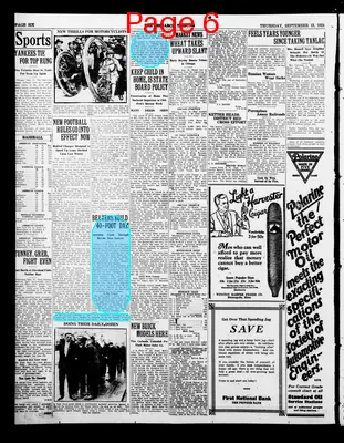 Page thumbnail for The Bismarck Tribune