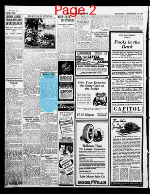 Page thumbnail for The Bismarck Tribune