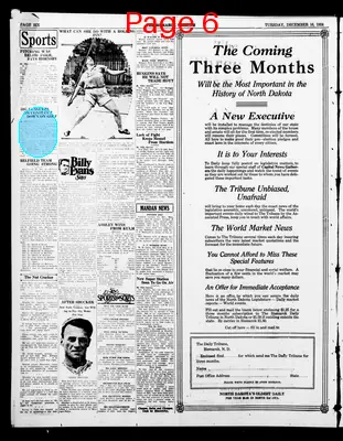 Page thumbnail for The Bismarck Tribune