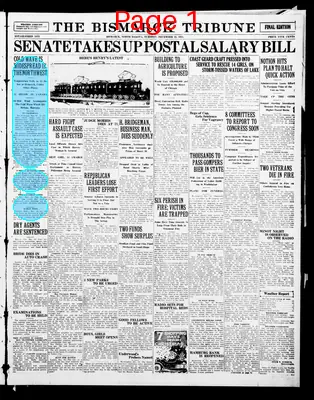 Page thumbnail for The Bismarck Tribune