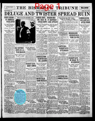 Page thumbnail for The Bismarck Tribune