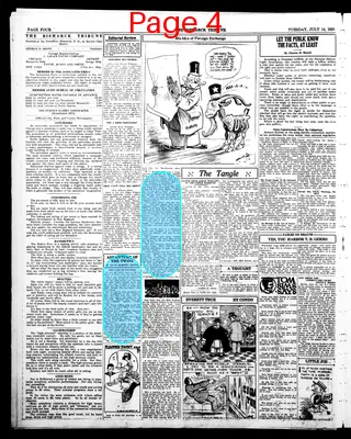 Page thumbnail for The Bismarck Tribune