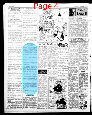 Page thumbnail for The Bismarck Tribune
