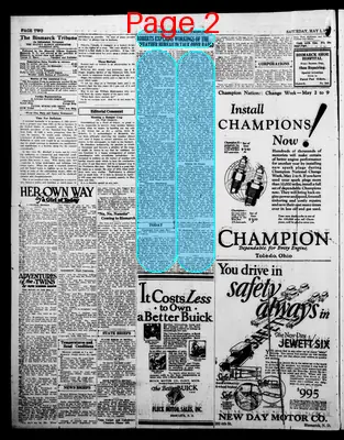 Page thumbnail for The Bismarck Tribune