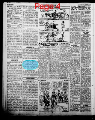 Page thumbnail for The Bismarck Tribune