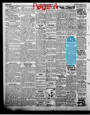 Page thumbnail for The Bismarck Tribune