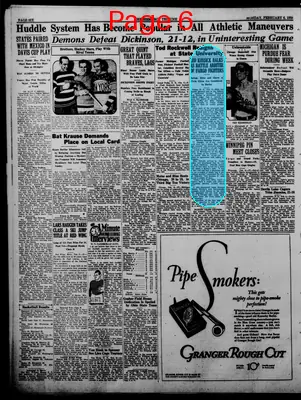 Page thumbnail for The Bismarck Tribune