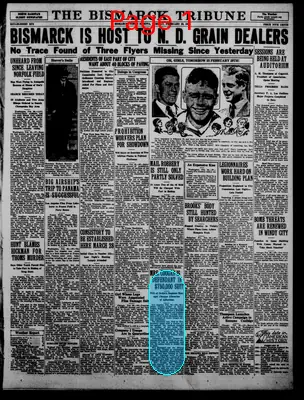 Page thumbnail for The Bismarck Tribune