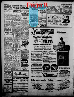 Page thumbnail for The Bismarck Tribune