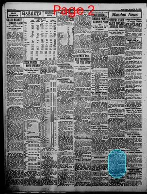 Page thumbnail for The Bismarck Tribune