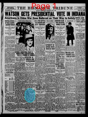 Page thumbnail for The Bismarck Tribune