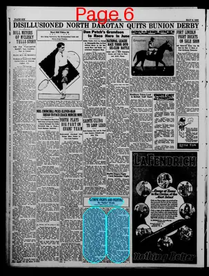 Page thumbnail for The Bismarck Tribune