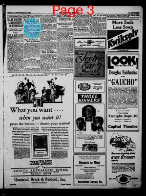 Page thumbnail for The Bismarck Tribune