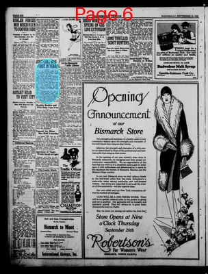 Page thumbnail for The Bismarck Tribune