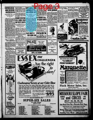 Page thumbnail for The Bismarck Tribune