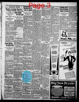 Page thumbnail for The Bismarck Tribune