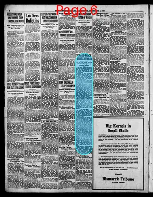 Page thumbnail for The Bismarck Tribune