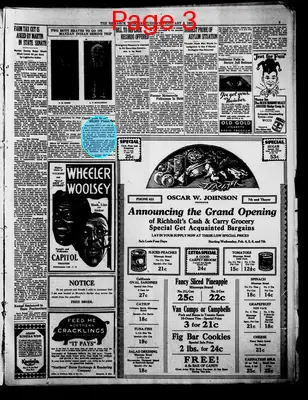 Page thumbnail for The Bismarck Tribune