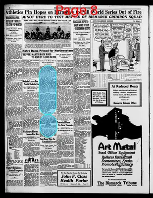 Page thumbnail for The Bismarck Tribune