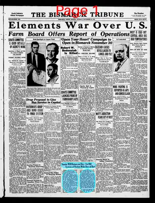 Page thumbnail for The Bismarck Tribune