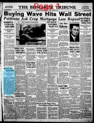 Page thumbnail for The Bismarck Tribune