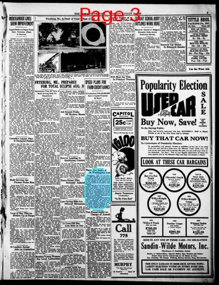 Page thumbnail for The Bismarck Tribune