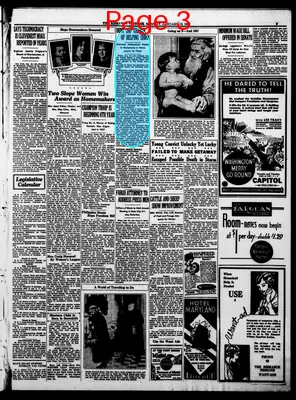 Page thumbnail for The Bismarck Tribune