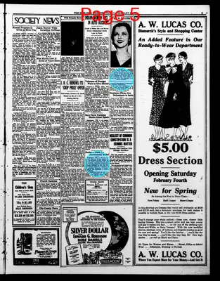 Page thumbnail for The Bismarck Tribune