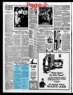 Page thumbnail for The Bismarck Tribune