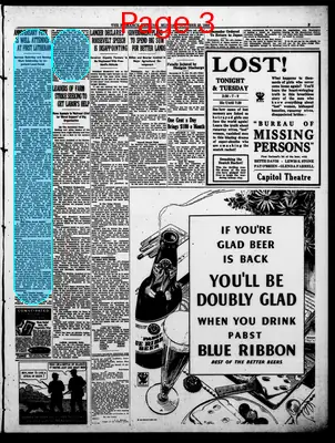 Page thumbnail for The Bismarck Tribune