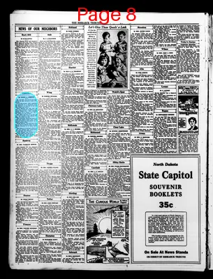 Page thumbnail for The Bismarck Tribune