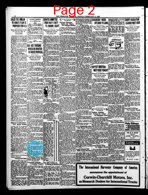 Page thumbnail for The Bismarck Tribune