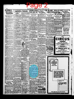 Page thumbnail for The Bismarck Tribune