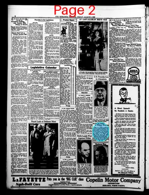 Page thumbnail for The Bismarck Tribune