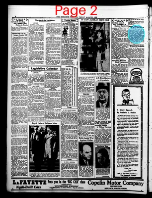 Page thumbnail for The Bismarck Tribune